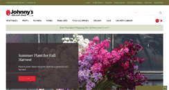 Desktop Screenshot of johnnyseeds.com